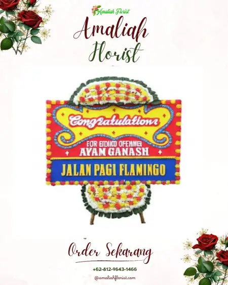 Sewa Papan Bunga Dero